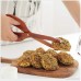 Premium Wooden Kitchen Tongs Food Clamp Creative Scissor Type Cake Clip Wooden Utensils Kitchen Tools - B07F2L4SMD